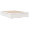 vidaXL Lit avec matelas blanc 160x200 cm bois de pin massif