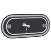 vidaXL Miroir de salle de bain &agrave; LED 90x40 cm ovale