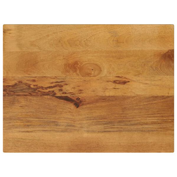 vidaXL Dessus de table 90x70x3,8 cm rectangulaire bois massif manguier