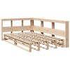 vidaXL Lit biblioth&egrave;que sans matelas 120x190 cm bois de pin massif