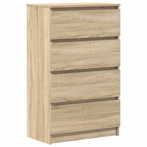 vidaXL Buffet Ch&ecirc;ne sonoma 60x35x98,5 cm Bois d'ing&eacute;nierie