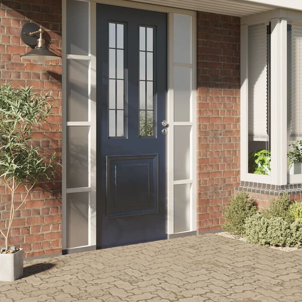 vidaXL Films pour fen&ecirc;tre d&eacute;poli gris PVC