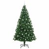 vidaXL Sapin de No&euml;l artificiel Vert 240 cm PVC, Acier et Plastique