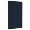 vidaXL Panneaux de toiture 12 pcs Acier galvanis&eacute; Anthracite 80x45 cm