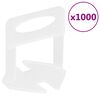 vidaXL Clips de nivellement de carreaux 1000 pcs 2 mm