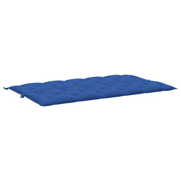 vidaXL Coussin de banc de jardin bleu 180x(50+50)x7 cm tissu oxford