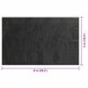 vidaXL Couverture de piscine rectangulaire 800x500 cm PE Noir
