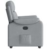 vidaXL Fauteuil inclinable Gris clair Tissu
