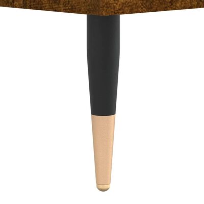 vidaXL Table de chevet chêne fumé 40x35x47,5 cm bois d’ingénierie