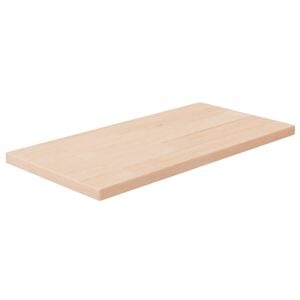 vidaXL Panneau d'&eacute;tag&egrave;re 40x20x1,5 cm Bois de ch&ecirc;ne massif non trait&eacute;