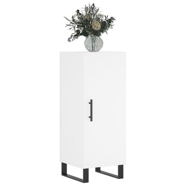 vidaXL Buffet blanc 34,5x34x90 cm bois d'ing&eacute;nierie