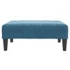 vidaXL Repose-pied bleu 77x55x31 cm velours