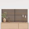vidaXL Panneaux muraux acoustiques 2pcs lattes 60,5x60cm placage chêne