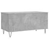 vidaXL Table basse Gris b&eacute;ton 90x44,5x45 cm Bois d'ing&eacute;nierie