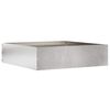 vidaXL Bordure de Pelouse 50 x 50 x 13 cm Acier inoxydable Argent&eacute;