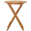 vidaXL Ensemble &agrave; manger de jardin pliable 3 pcs Bois d'acacia solide