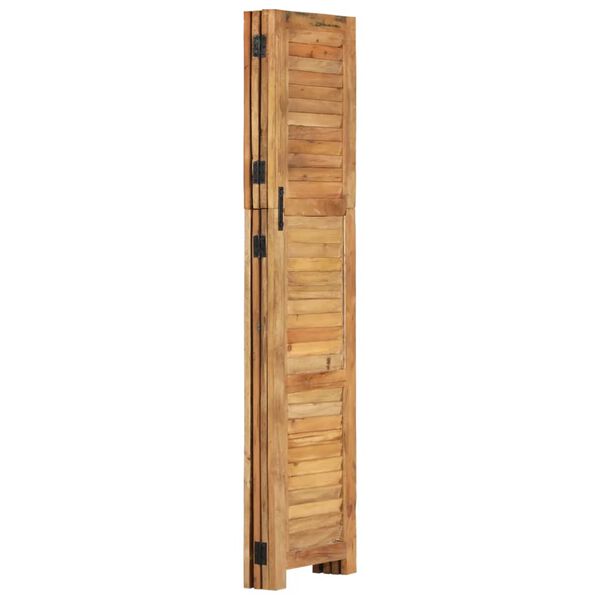 vidaXL Cloison de s&eacute;paration 168 cm Bois massif de r&eacute;cup&eacute;ration