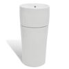 Vasque &agrave; trou de trop-plein/robinet c&eacute;ramique Blanc pour salle de bain