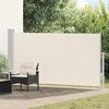 vidaXL Auvent lat&eacute;ral r&eacute;tractable de patio 170x300 cm Cr&egrave;me
