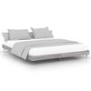 vidaXL Cadre de lit sans matelas sonoma gris 140x200 cm
