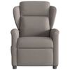 vidaXL Fauteuil inclinable &eacute;lectrique Taupe Tissu
