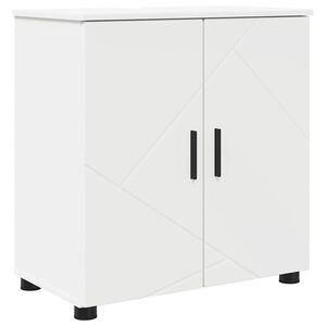 vidaXL Cabinet de salle de bain avec stockage Blanc 61 x 35 x 64 cm