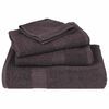 vidaXL Serviettes de toilette FROGN 4 pi&egrave;ces Anthracite 30x30 cm 360 g/m&sup2;