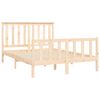 vidaXL Cadre de lit sans matelas 140x200 cm bois massif de pin
