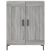 vidaXL Buffet sonoma gris 69,5x34x90 cm bois d'ing&eacute;nierie