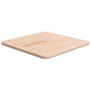 vidaXL Dessus de table carr&eacute; 40x40x1,5 cm Bois ch&ecirc;ne massif non trait&eacute;