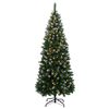 vidaXL Sapin de Noël artificiel 300 LED 180 cm