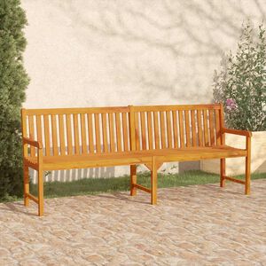 vidaXL Banc de jardin 220 cm Bois d'acacia solide