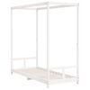 vidaXL Cadre de lit pour enfants blanc 80x200 cm bois de pin massif