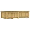 vidaXL Jardini&egrave;re sur&eacute;lev&eacute;e 196x100x50 cm Bois de pin impr&eacute;gn&eacute;