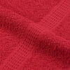 vidaXL Serviettes FROGN 10 pcs rouge 100x200 cm 360 g/m&sup2;