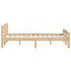 vidaXL Cadre de lit sans matelas bois massif de pin 200x200 cm