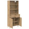 vidaXL Haut Armoire Ch&ecirc;ne artisanal 69,5 x 34 x 180 cm