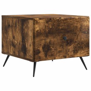 vidaXL Table basse Ch&ecirc;ne fum&eacute; 49 x 50 x 40 cm Bois d'ing&eacute;nierie