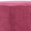 vidaXL Ensemble de canapés 4 pcs avec coussins rouge bordeaux velours