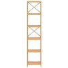 vidaXL &Eacute;tag&egrave;re &agrave; 6 niveaux 40x30x181 cm bois de ch&ecirc;ne massif