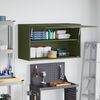vidaXL Armoire murale pour garage Vert olive 90 x 40 x 53 cm