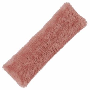 vidaXL Housse de coussin HEERLEN Rose 40 x 145 cm Fleece PV