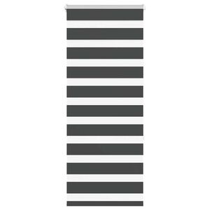 vidaXL Store z&egrave;bre noir 65x150 cm largeur du tissu 60,9 cm polyester