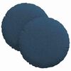 vidaXL Coussins de si&egrave;ge 2 pcs tissu Bleu &Oslash;30 x 13 cm
