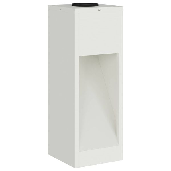 vidaXL Lumière de Chemin LED Solaire 2 pcs Blanc Acier laminé à froid