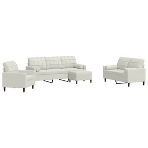 vidaXL Ensemble de canap&eacute;s 4 pcs avec coussins et traversins velours
