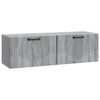 vidaXL Meuble TV mural Sonoma gris 98 x 31 x 30 cm Bois d'ing&eacute;nierie