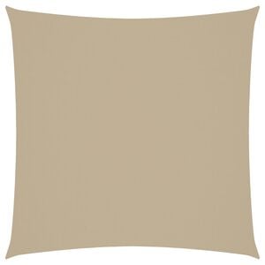 vidaXL Voile de parasol tissu oxford carr&eacute; 2x2 m beige