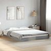 vidaXL Cadre de lit sans matelas sonoma gris 150x200 cm
