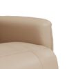 vidaXL Fauteuil inclinable avec repose-pieds cappuccino similicuir